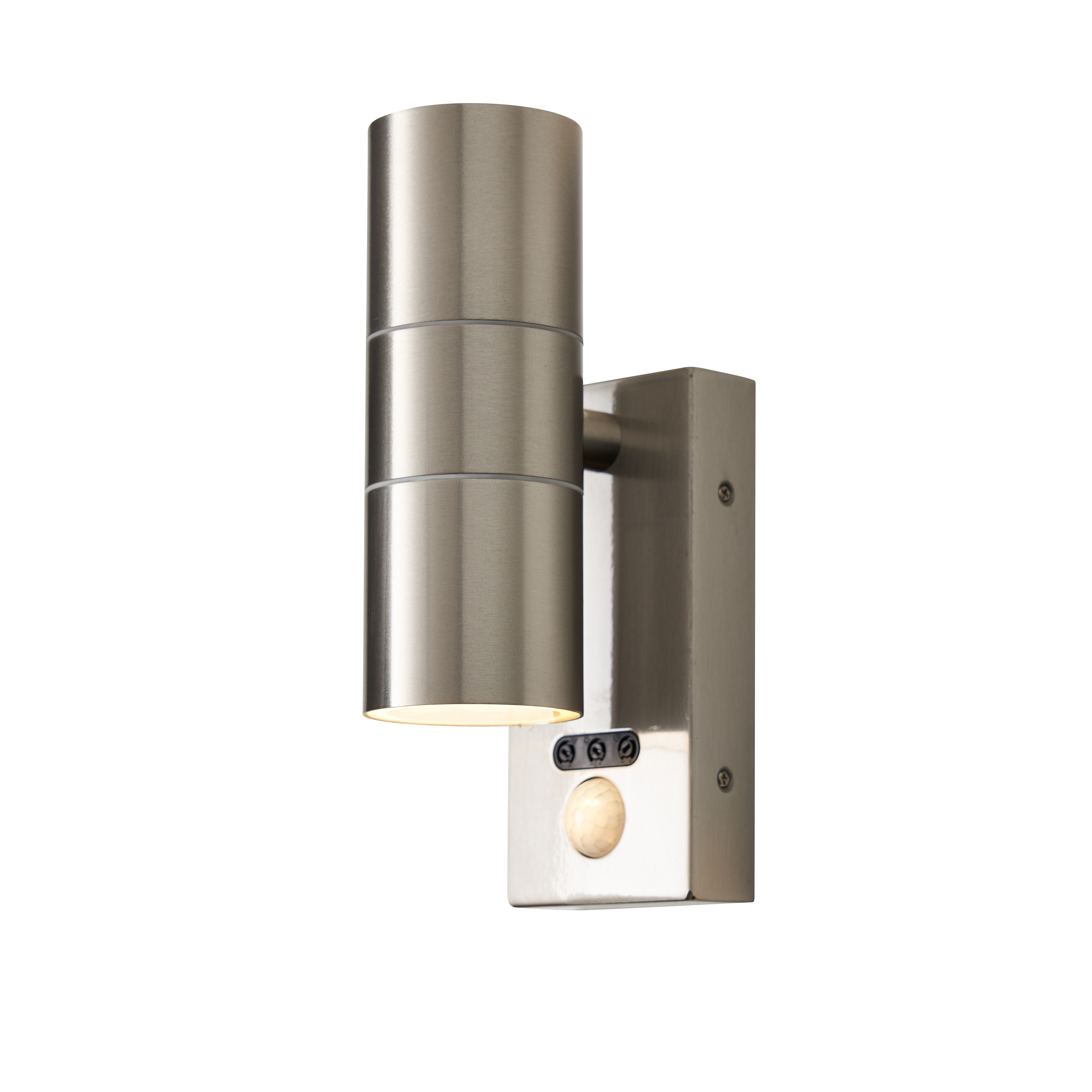 Leto Outdoor Wall Light with PIR Sensor Stainless Steel